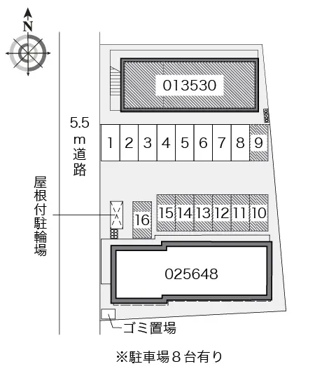 ★手数料０円★厚木市上落合　月極駐車場（LP）